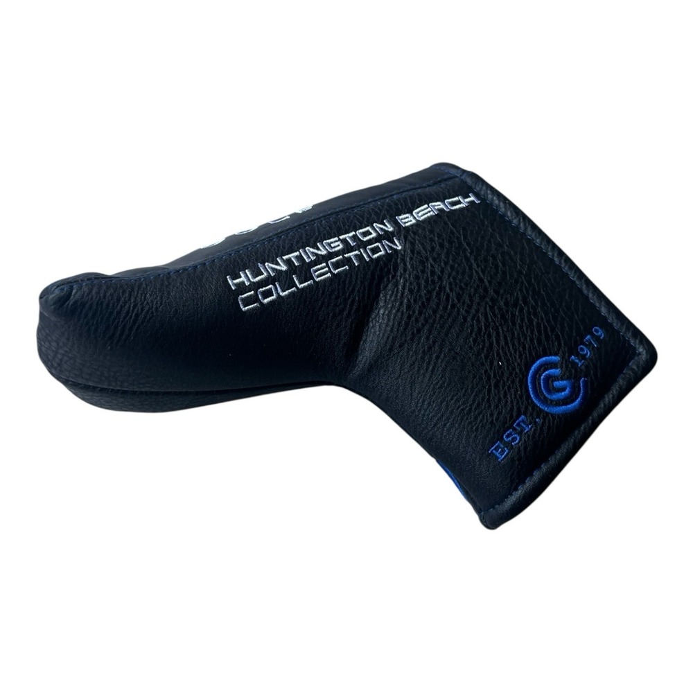Cleveland Golf Huntington Beach Collection Blade Putter Head Cover Black Blue - Picture 4 of 8